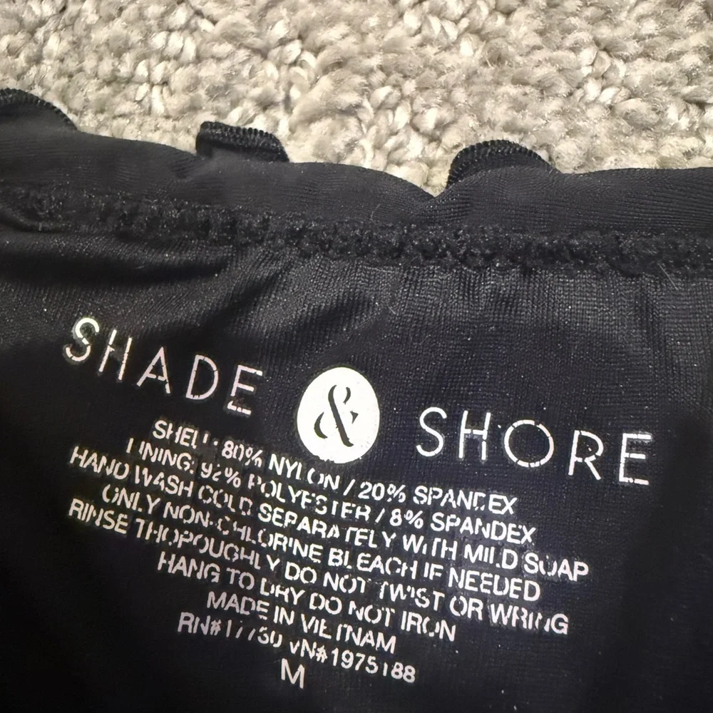 Black Ruffled Swim Bottom - Picture 3 of 3